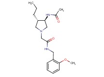 2-[rel-(3R,4S)-3-(acetylamino)-4-propyl-1-pyrrolidinyl]-N-(2-methoxybenzyl)acetamide hydrochloride