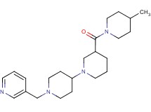 3-[(4-methylpiperidin-1-yl)carbonyl]-1'-(pyridin-3-ylmethyl)-1,4'-bipiperidine
