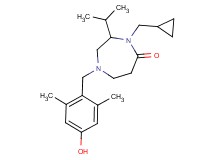 4-(cyclopropylmethyl)-1-(4-hydroxy-2,6-dimethylbenzyl)-3-isopropyl-1,4-diazepan-5-one