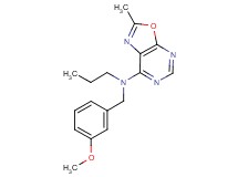 N-(3-methoxybenzyl)-2-methyl-N-propyl[1,3]oxazolo[5,4-d]pyrimidin-7-amine