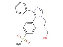 3-{5-[4-(methylsulfonyl)phenyl]-4-phenyl-1H-imidazol-1-yl}propan-1-ol