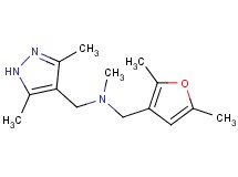 [(2,5-dimethyl-3-furyl)methyl][(3,5-dimethyl-1H-pyrazol-4-yl)methyl]methylamine trifluoroacetate