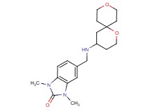 5-[(1,9-dioxaspiro[5.5]undec-4-ylamino)methyl]-1,3-dimethyl-1,3-dihydro-2H-benzimidazol-2-one