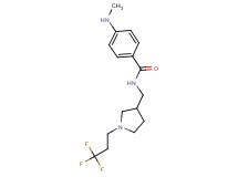 4-(methylamino)-N-{[1-(3,3,3-trifluoropropyl)pyrrolidin-3-yl]methyl}benzamide