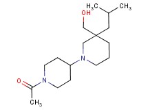 (1'-acetyl-3-isobutyl-1,4'-bipiperidin-3-yl)methanol