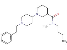 N-butyl-N-methyl-1'-(2-phenylethyl)-1,4'-bipiperidine-3-carboxamide