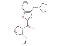 2-ethyl-1-[5-ethyl-4-(pyrrolidin-1-ylmethyl)-2-furoyl]-2,5-dihydro-1H-pyrrole