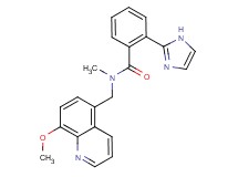 2-(1H-imidazol-2-yl)-N-[(8-methoxyquinolin-5-yl)methyl]-N-methylbenzamide