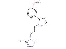 1-{3-[2-(3-methoxyphenyl)-1-pyrrolidinyl]propyl}-5-methyl-1H-tetrazole