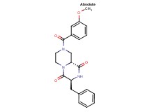 (3S,9aR)-3-benzyl-8-(3-methoxybenzoyl)tetrahydro-2H-pyrazino[1,2-a]pyrazine-1,4(3H,6H)-dione