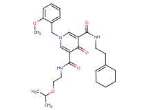 N-[2-(1-cyclohexen-1-yl)ethyl]-N'-(2-isopropoxyethyl)-1-(2-methoxybenzyl)-4-oxo-1,4-dihydro-3,5-pyridinedicarboxamide