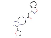 7-(1,2-benzisoxazol-3-ylacetyl)-3-(tetrahydrofuran-2-yl)-6,7,8,9-tetrahydro-5H-[1,2,4]triazolo[4,3-d][1,4]diazepine