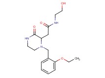 2-[1-(2-ethoxybenzyl)-3-oxo-2-piperazinyl]-N-(2-hydroxyethyl)acetamide