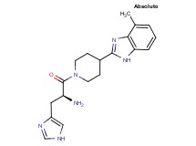 {(1S)-1-(1H-imidazol-4-ylmethyl)-2-[4-(4-methyl-1H-benzimidazol-2-yl)-1-piperidinyl]-2-oxoethyl}amine dihydrochloride