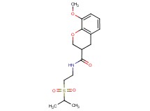 N-[2-(isopropylsulfonyl)ethyl]-8-methoxy-3-chromanecarboxamide