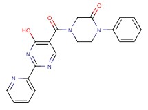 4-[(4-hydroxy-2-pyridin-2-ylpyrimidin-5-yl)carbonyl]-1-phenylpiperazin-2-one