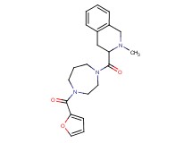 3-{[4-(2-furoyl)-1,4-diazepan-1-yl]carbonyl}-2-methyl-1,2,3,4-tetrahydroisoquinoline