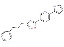 5-[3-(3-phenylpropyl)-1,2,4-oxadiazol-5-yl]-2-(1H-pyrrol-2-yl)pyridine