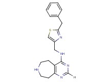 N-[(2-benzyl-1,3-thiazol-4-yl)methyl]-6,7,8,9-tetrahydro-5H-pyrimido[4,5-d]azepin-4-amine dihydrochloride