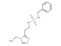 N-benzyl-N'-[2-(4-ethyl-4H-1,2,4-triazol-3-yl)ethyl]sulfamide