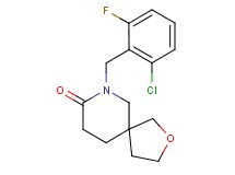 7-(2-chloro-6-fluorobenzyl)-2-oxa-7-azaspiro[4.5]decan-8-one