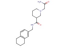 1-(2-amino-2-oxoethyl)-N-(5,6,7,8-tetrahydronaphthalen-2-ylmethyl)piperidine-3-carboxamide