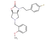 (3aS*,6aR*)-3-[2-(4-fluorophenyl)ethyl]-5-(2-methoxybenzyl)hexahydro-2H-pyrrolo[3,4-d][1,3]oxazol-2-one
