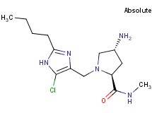 (2S,4R)-4-amino-1-[(2-butyl-5-chloro-1H-imidazol-4-yl)methyl]-N-methylpyrrolidine-2-carboxamide