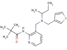 N-(3-{[sec-butyl(3-thienylmethyl)amino]methyl}pyridin-2-yl)-2,2-dimethylpropanamide