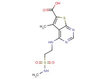 5-methyl-4-({2-[(methylamino)sulfonyl]ethyl}amino)thieno[2,3-d]pyrimidine-6-carboxylic acid
