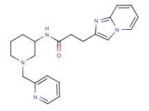 3-imidazo[1,2-a]pyridin-2-yl-N-[1-(2-pyridinylmethyl)-3-piperidinyl]propanamide