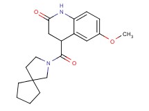 4-(2-azaspiro[4.4]non-2-ylcarbonyl)-6-methoxy-3,4-dihydro-2(1H)-quinolinone