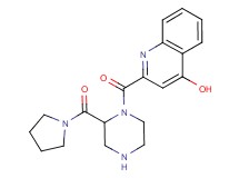 2-{[2-(1-pyrrolidinylcarbonyl)-1-piperazinyl]carbonyl}-4-quinolinol