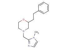 4-[(1-methyl-1H-imidazol-2-yl)methyl]-2-(2-phenylethyl)morpholine