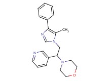 4-[2-(5-methyl-4-phenyl-1H-imidazol-1-yl)-1-pyridin-3-ylethyl]morpholine