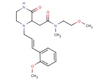 N-(2-methoxyethyl)-2-{1-[(2E)-3-(2-methoxyphenyl)-2-propen-1-yl]-3-oxo-2-piperazinyl}-N-methylacetamide