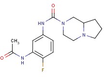 N-[3-(acetylamino)-4-fluorophenyl]hexahydropyrrolo[1,2-a]pyrazine-2(1H)-carboxamide