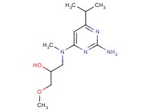 1-[(2-amino-6-isopropylpyrimidin-4-yl)(methyl)amino]-3-methoxypropan-2-ol