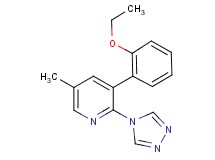 3-(2-ethoxyphenyl)-5-methyl-2-(4H-1,2,4-triazol-4-yl)pyridine