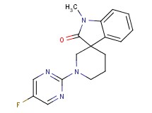 1'-(5-fluoropyrimidin-2-yl)-1-methylspiro[indole-3,3'-piperidin]-2(1H)-one