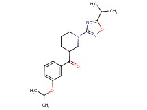 (3-isopropoxyphenyl)[1-(5-isopropyl-1,2,4-oxadiazol-3-yl)piperidin-3-yl]methanone