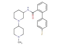 4'-fluoro-N-(1'-methyl-1,4'-bipiperidin-3-yl)-2-biphenylcarboxamide