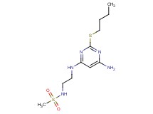 N-(2-{[6-amino-2-(butylthio)pyrimidin-4-yl]amino}ethyl)methanesulfonamide