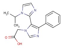 (1-isopropyl-5'-phenyl-1H,3'H-2,4'-biimidazol-3'-yl)acetic acid