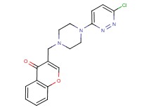 3-{[4-(6-chloropyridazin-3-yl)piperazin-1-yl]methyl}-4H-chromen-4-one