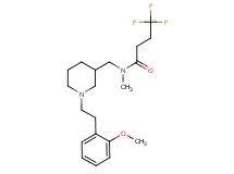 4,4,4-trifluoro-N-({1-[2-(2-methoxyphenyl)ethyl]-3-piperidinyl}methyl)-N-methylbutanamide