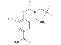 4-({[ethyl(2,2,2-trifluoroethyl)amino]carbonyl}amino)-3-methylbenzamide