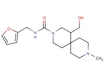 N-(2-furylmethyl)-1-(hydroxymethyl)-9-methyl-3,9-diazaspiro[5.5]undecane-3-carboxamide