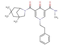 N-methyl-4-oxo-1-(2-phenylethyl)-5-[(1,3,3-trimethyl-6-azabicyclo[3.2.1]oct-6-yl)carbonyl]-1,4-dihydro-3-pyridinecarboxamide