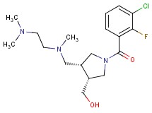 ((3R*,4R*)-1-(3-chloro-2-fluorobenzoyl)-4-{[[2-(dimethylamino)ethyl](methyl)amino]methyl}pyrrolidin-3-yl)methanol